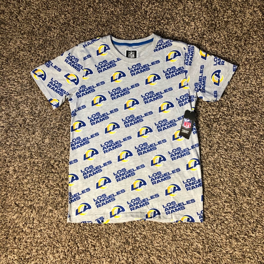 NWOT LA Rams Football NFL Shirt - youth XL, ladies XS